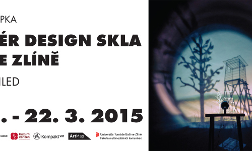 Plakát v tiskové kvalitě k výstavě ATELIÉR DESIGN SKLA / UTB VE ZLÍNĚ - Jiný pohled